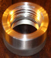 02 IBC ADAPTER DN50 EDELSTAHL V2A<br>Gewinde S60x6 IG auf 2" IG