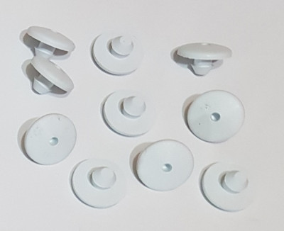 JEANparts - Replacement plug - Head- silicate - white - for G2" valves ventilation and/or ventilation