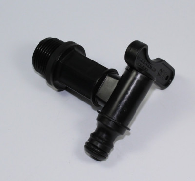 kleiner Ablasshahn 3/4" AG schwarz kleiner Ablasshahn 3/4" AG schwarz