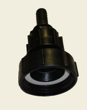 Anschlussstutzen DN80 S100x8 IG auf 1 Zoll Schlauchtülle