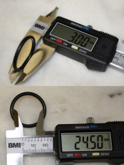 Gasket O-ring - 24.5x3 mm - NBR - black