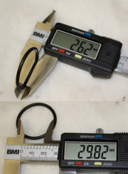 Gasket O-ring - 29,82x2,62 mm - NBR - black