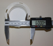 Offene Hahn-Kappe DN50 in weiss 2" NPS Feingewinde - nur für SCHÜTZ